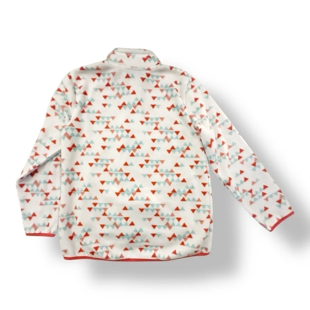 Eddie Bauer | Geometric Print Fleece Pullover (L) 🔺
